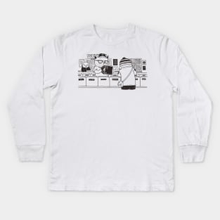 At the Record Store Kids Long Sleeve T-Shirt